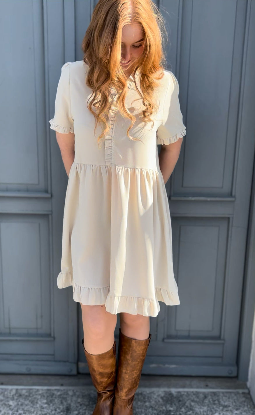 Say INA Copenhagen Kjole - Catja Summer - Beige