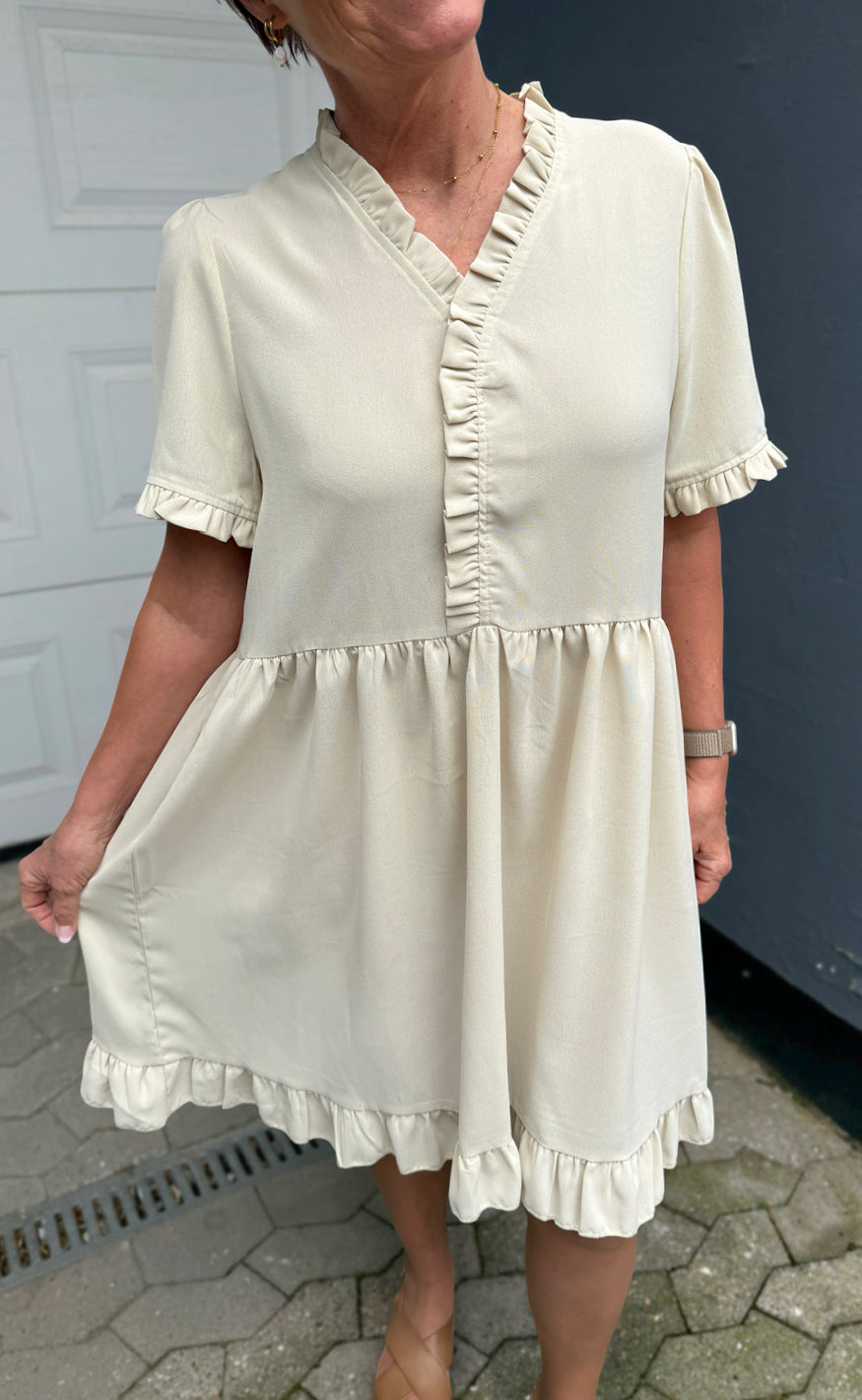 Say INA Copenhagen Kjole - Catja Summer - Beige