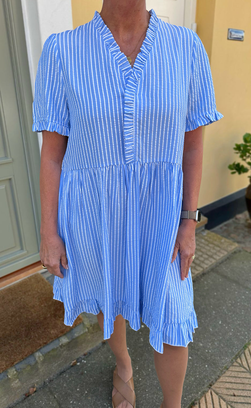 Say INA Copenhagen Kjole - Catja Summer - Blue Striped