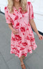 Say INA Copenhagen Kjole - Catja Summer - Rosy Flower