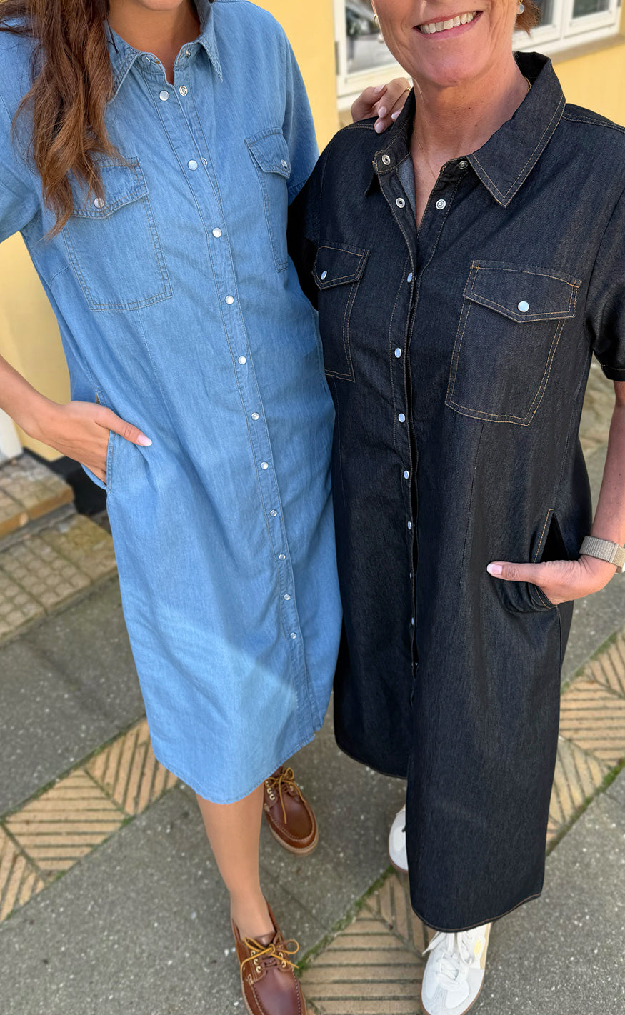 Say INA Copenhagen Kjole - Detia Summer - Light Blue Denim