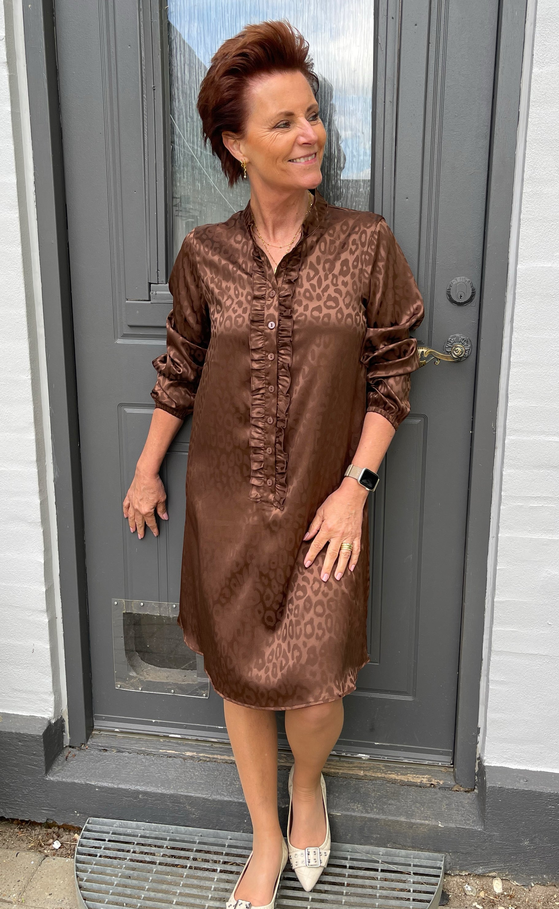 Say INA Copenhagen Kjole - Florina - Chocolate Leopard