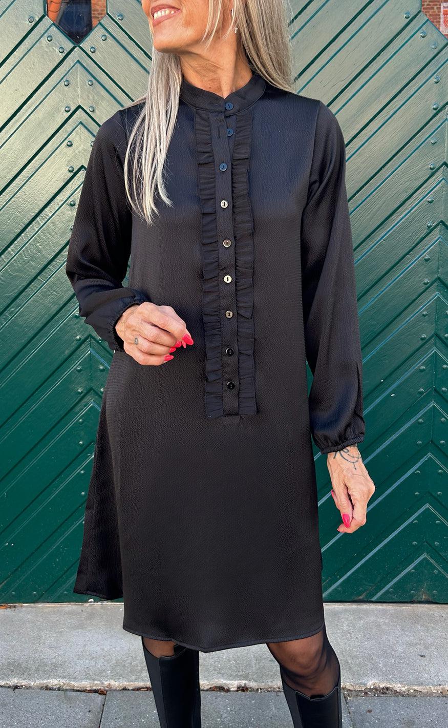 Say INA Copenhagen Kjole - Florina - Shiny Black