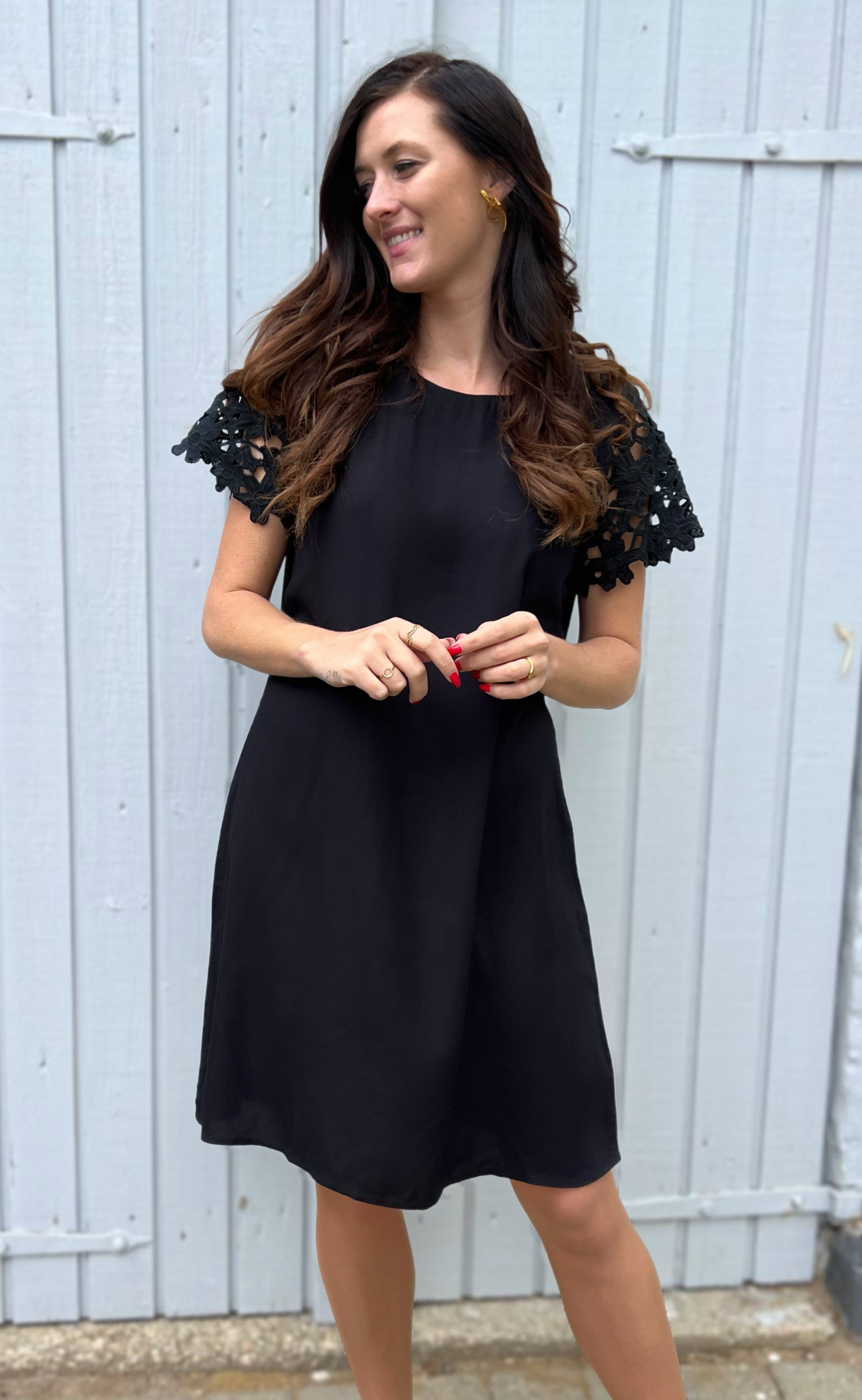 Say INA Copenhagen Kjole - Gry - Black