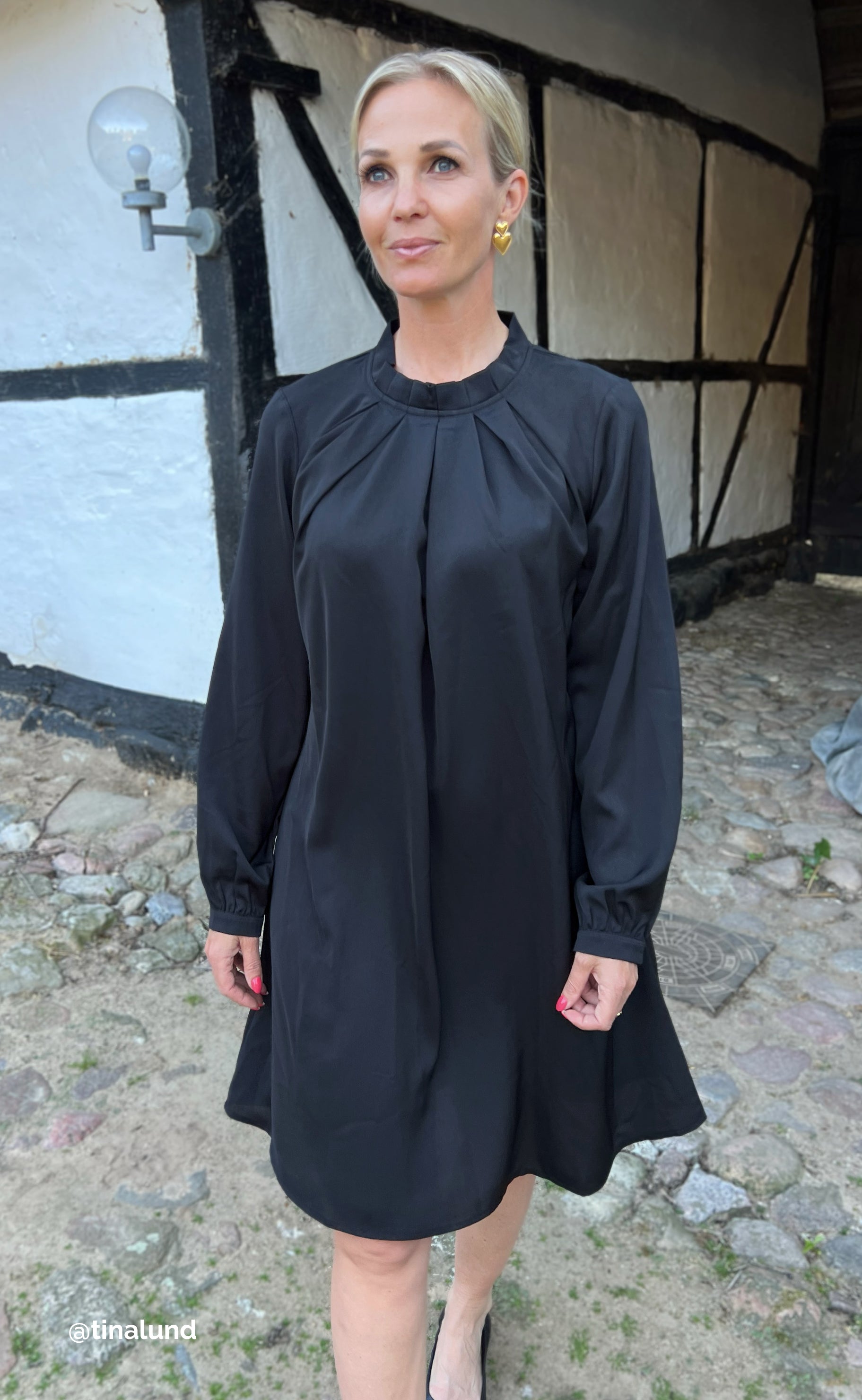 Say INA Copenhagen Kjole - Hazel - Black