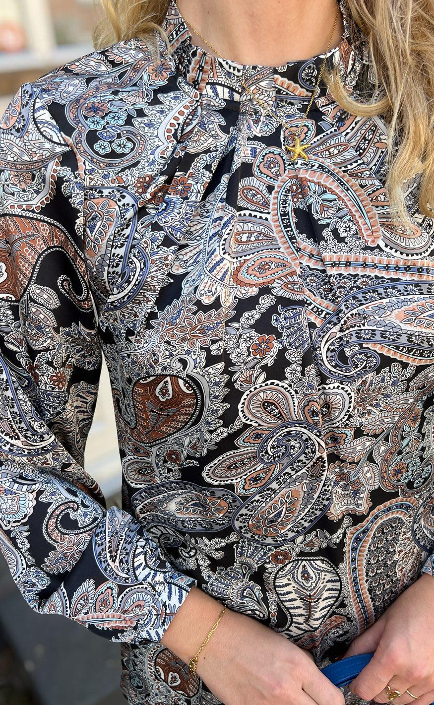Say INA Copenhagen Kjole - Hazel - Paisley Night