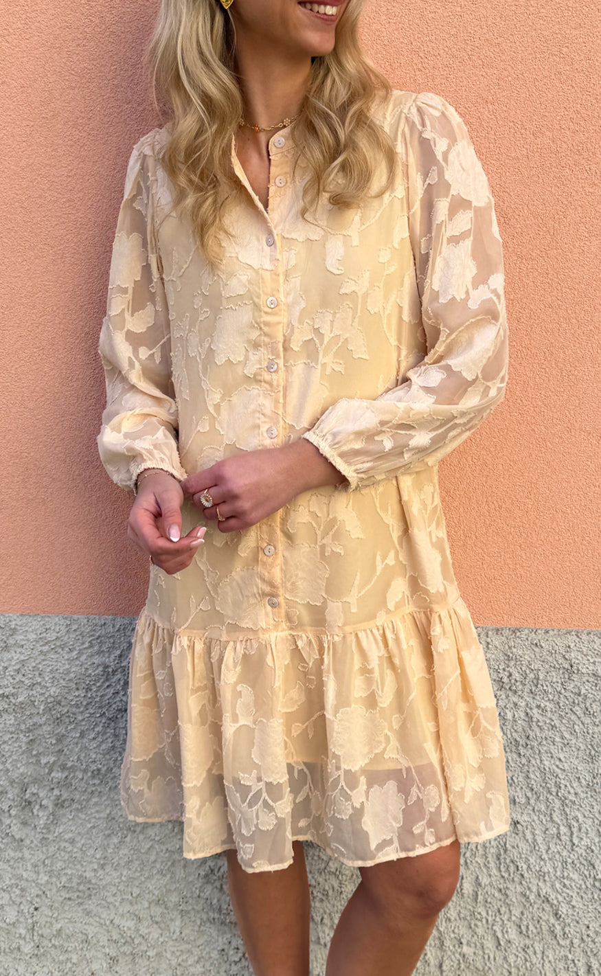 Say INA Copenhagen Kjole - Luna - Peach