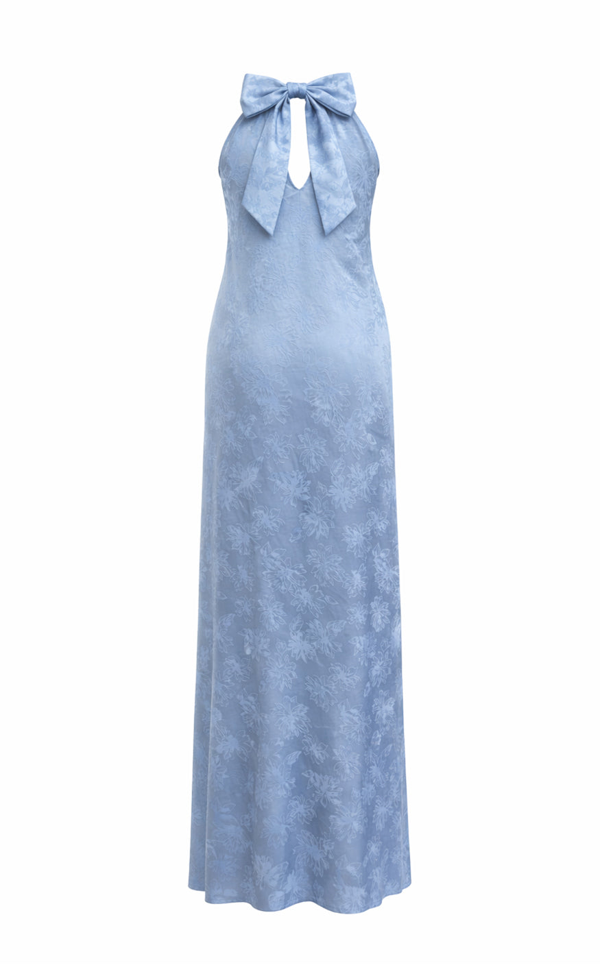 Say INA Copenhagen Kjole - Malina - Blue Flower
