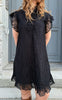 Say INA Copenhagen Kjole - Pia Lace Summer - Black