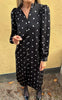 Say INA Copenhagen Kjole - Tiki - Black W. White Dots