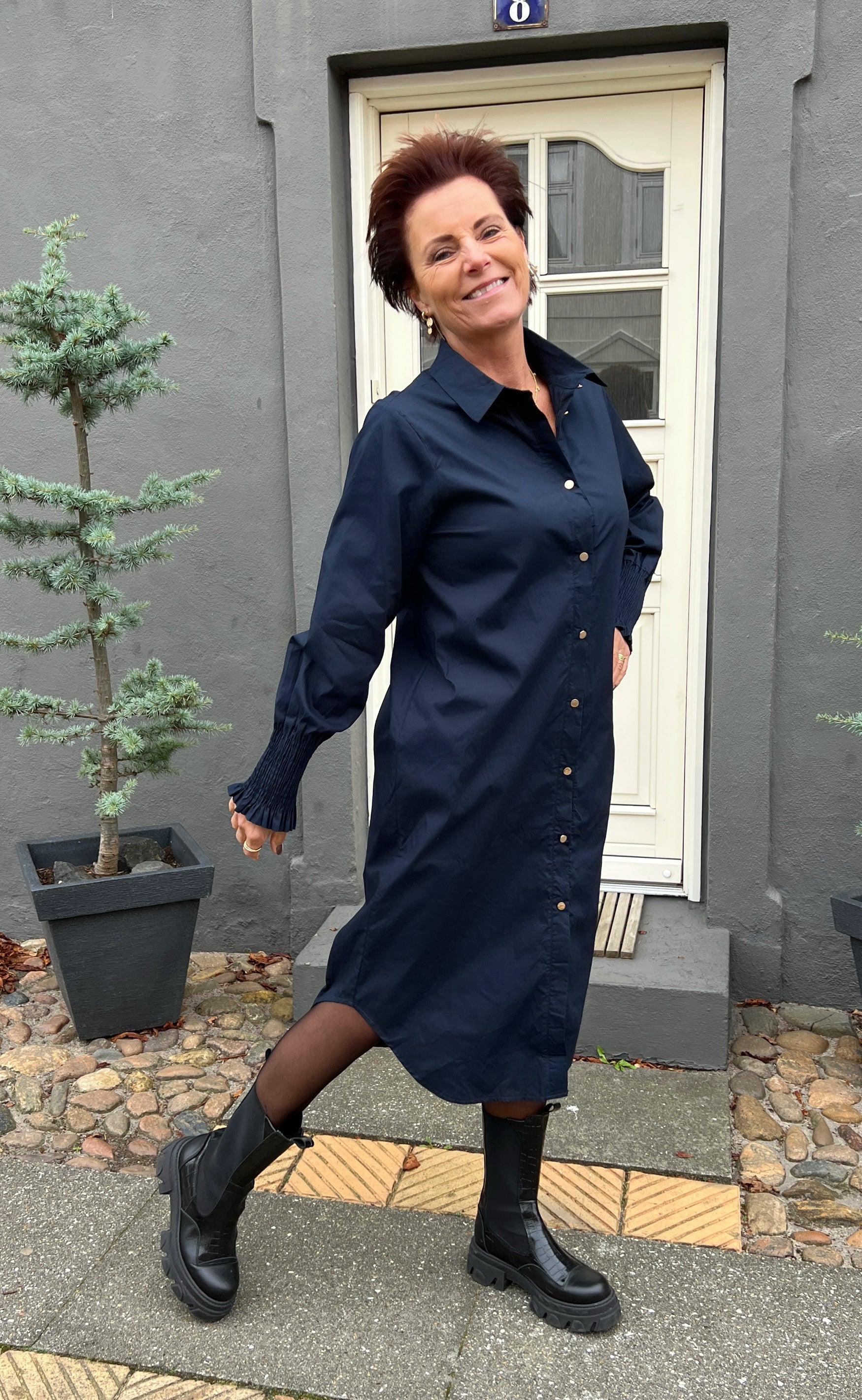 Say INA Copenhagen Kjole - Vera - Midnight Blue