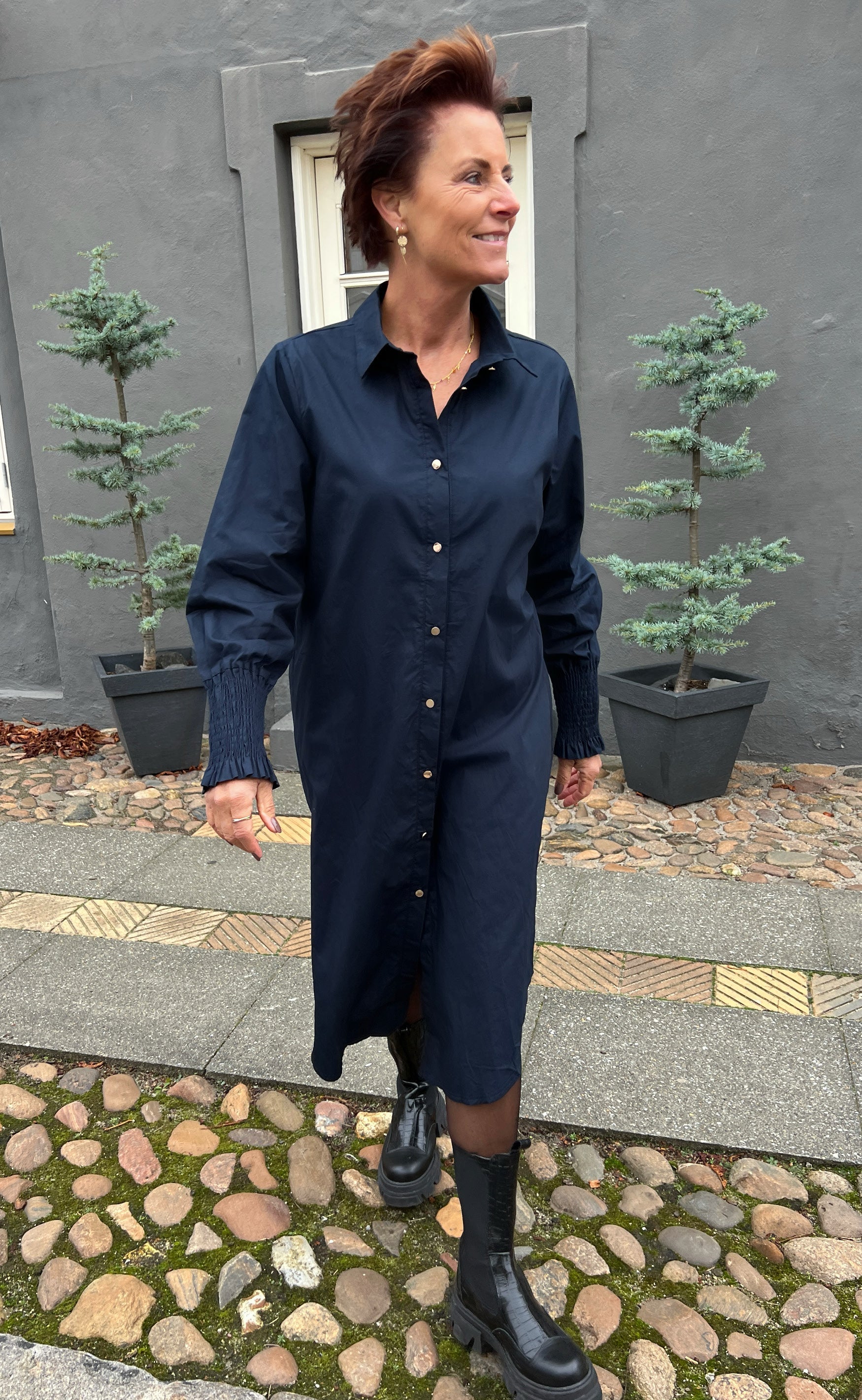 Say INA Copenhagen Kjole - Vera - Midnight Blue