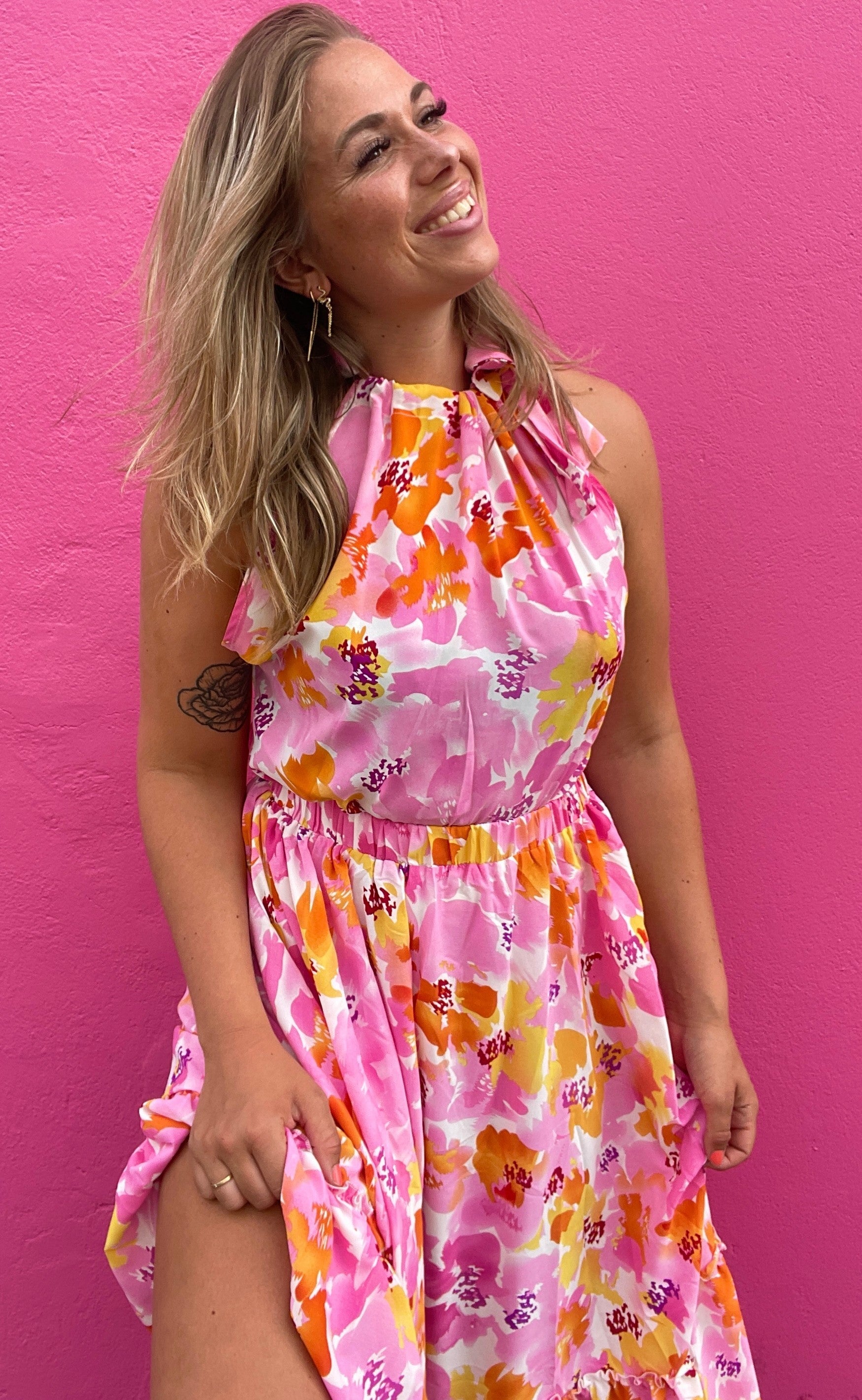 Say INA Copenhagen Nederdel - Hanna - Tropical Flowers
