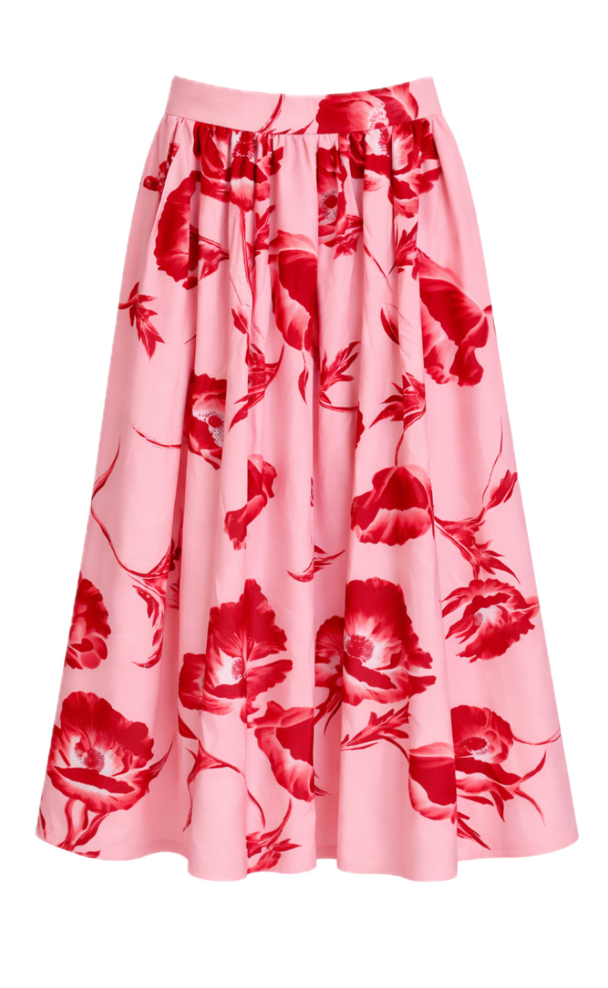 Say INA Copenhagen Nederdel - Lucia - Rosy Flower