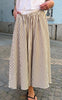 Say INA Copenhagen Nederdel - Lucia - White / Brown Striped