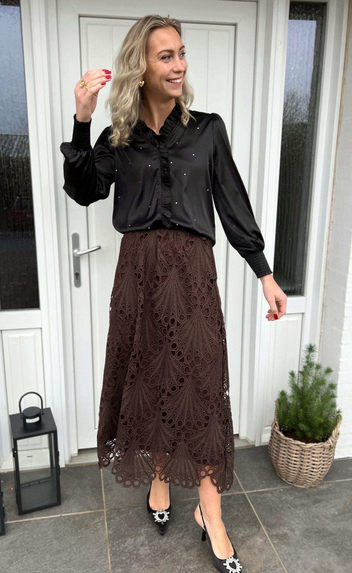 Say INA Copenhagen Nederdel - Taylor - Chocolate Brown