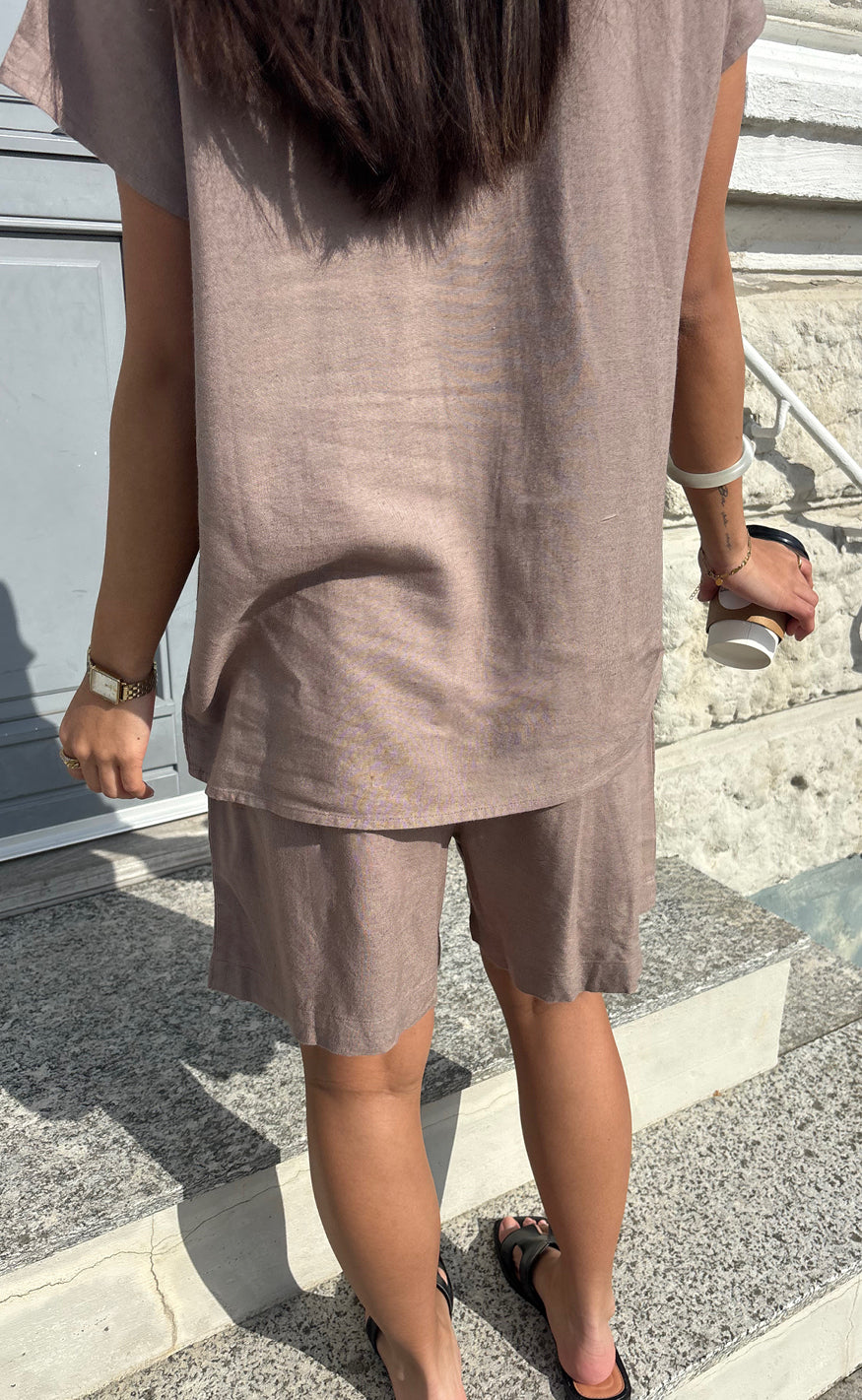 Say INA Copenhagen Shorts - Laura Linen - Brown