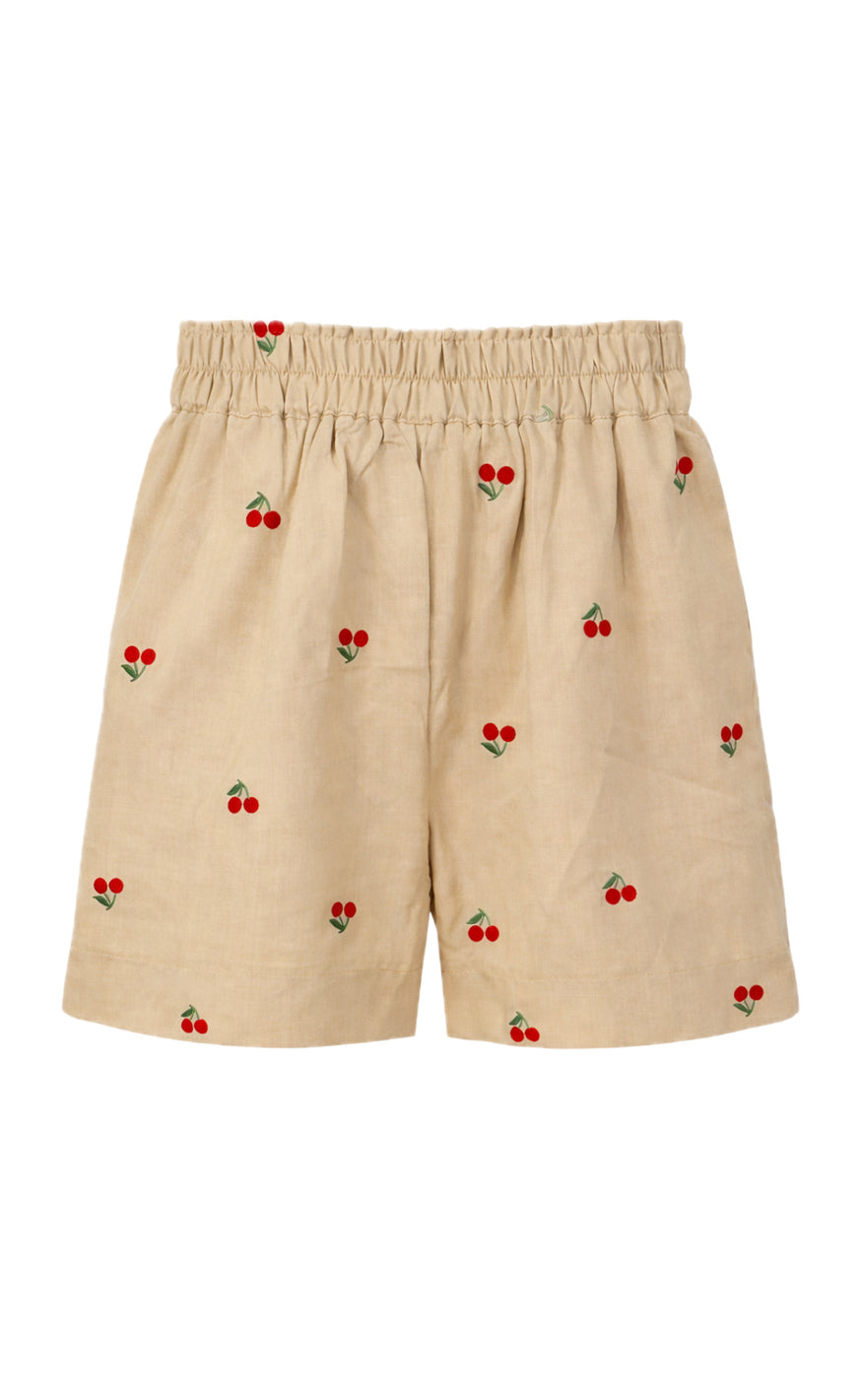 Say INA Copenhagen Shorts - Liv - Sand W. Cherries