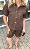 Say INA Copenhagen Skjorte - Amalie SL - Chocolate Brown