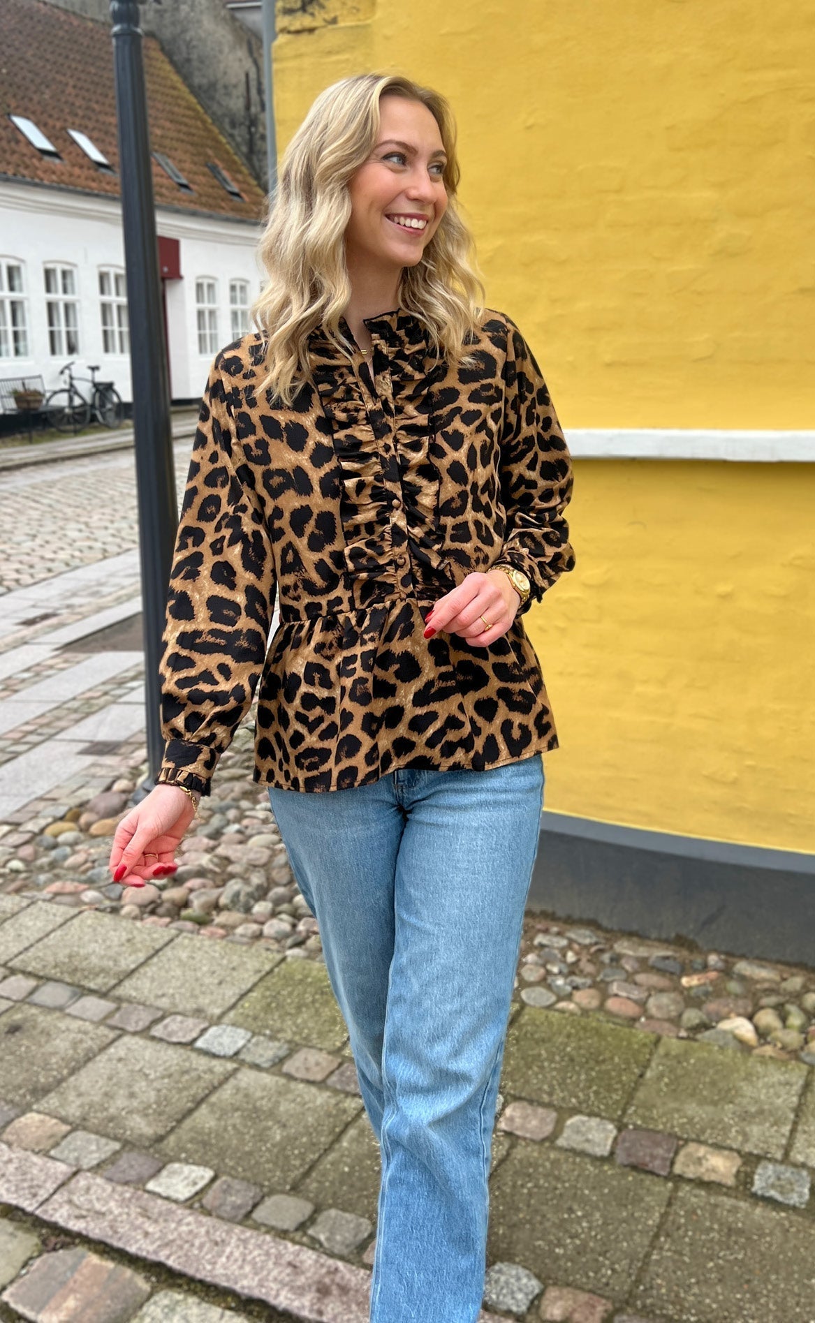 Say INA Copenhagen Skjorte - Evie - Leopard