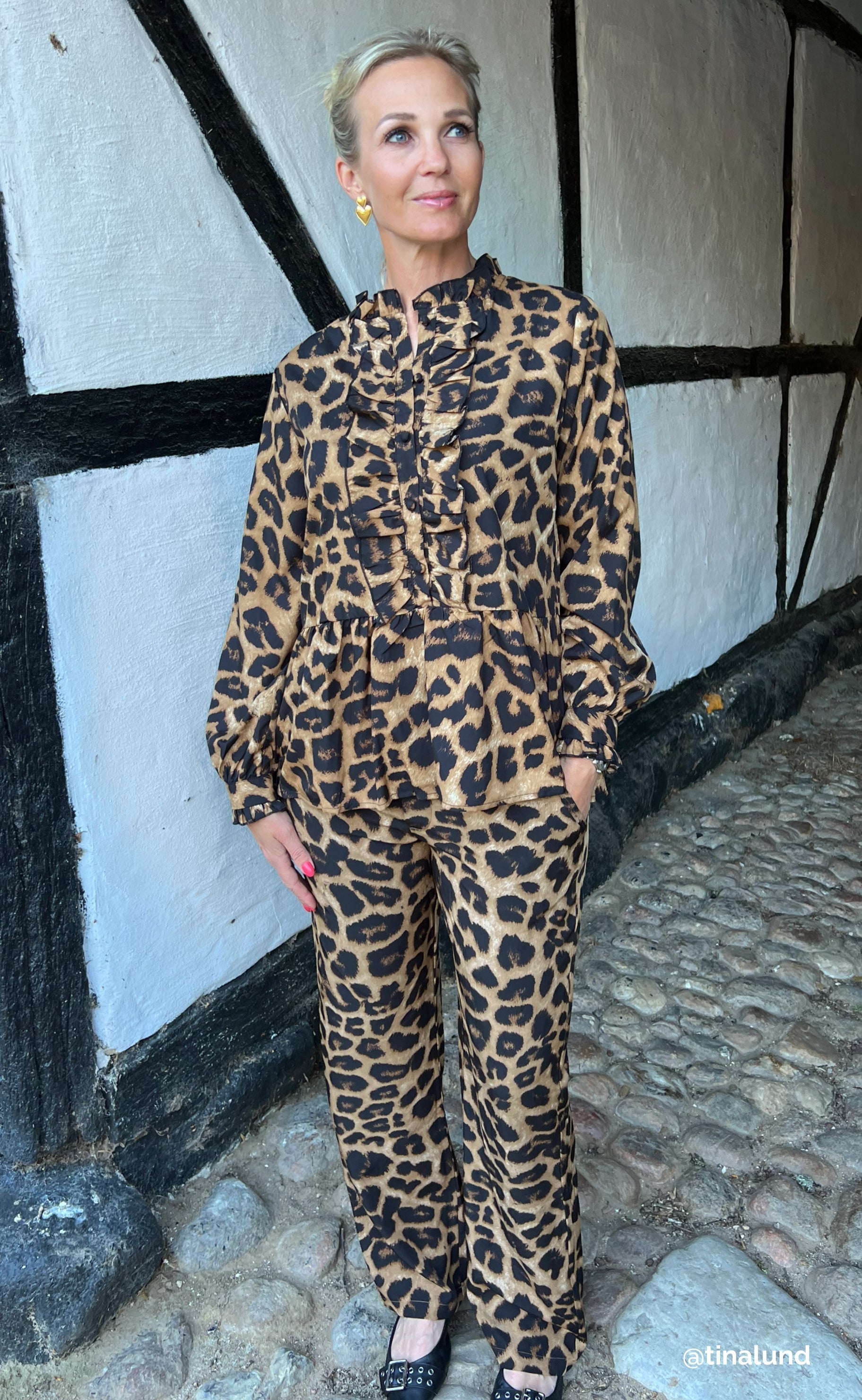 Say INA Copenhagen Skjorte - Evie - Leopard