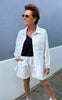 Say INA Copenhagen Skjorte - Sandy Linen - Off White