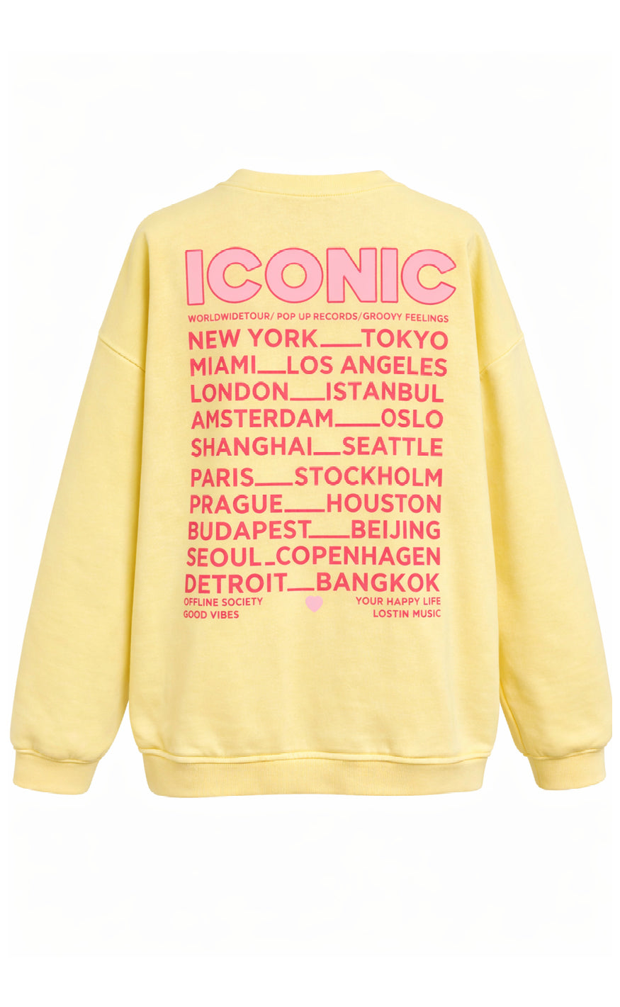 Say INA Copenhagen Sweatshirt - Iconic City - Yellow