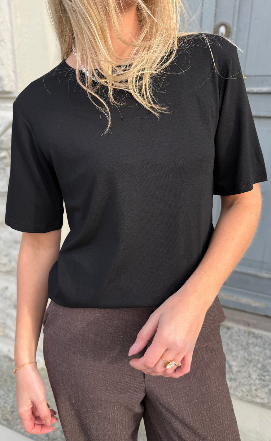 Say INA Copenhagen T-Shirt - Frida - Black