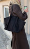Say INA Copenhagen Taske - Amanda - Black Faux Suede