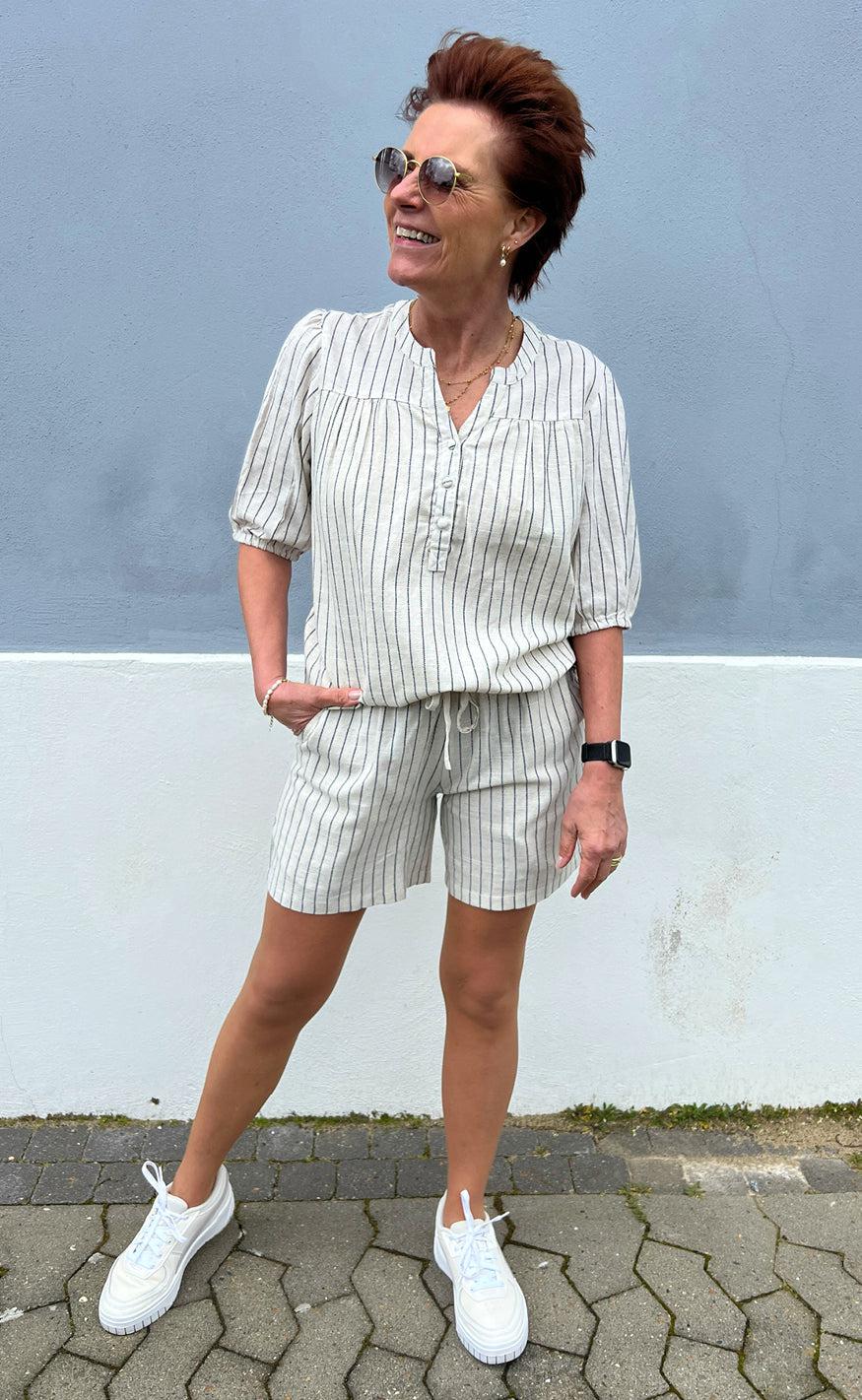 Say INA Copenhagen Top - Alba - Off White