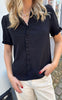 Say INA Copenhagen Top - Catja - Black