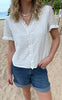 Say INA Copenhagen Top - Catja - White Broderie Anglaise