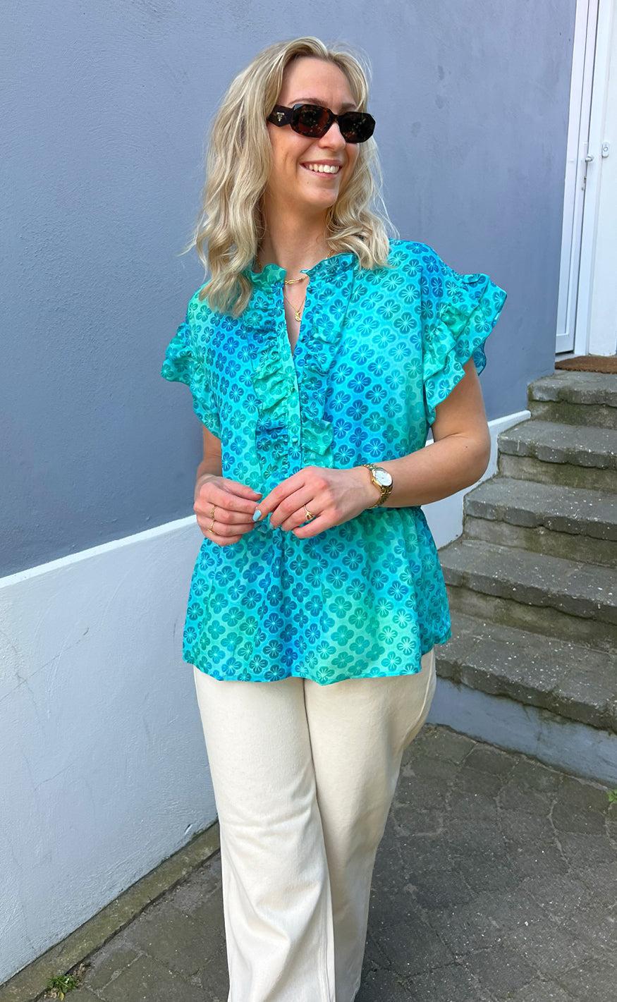 Say INA Copenhagen Top - Freya - Aqua