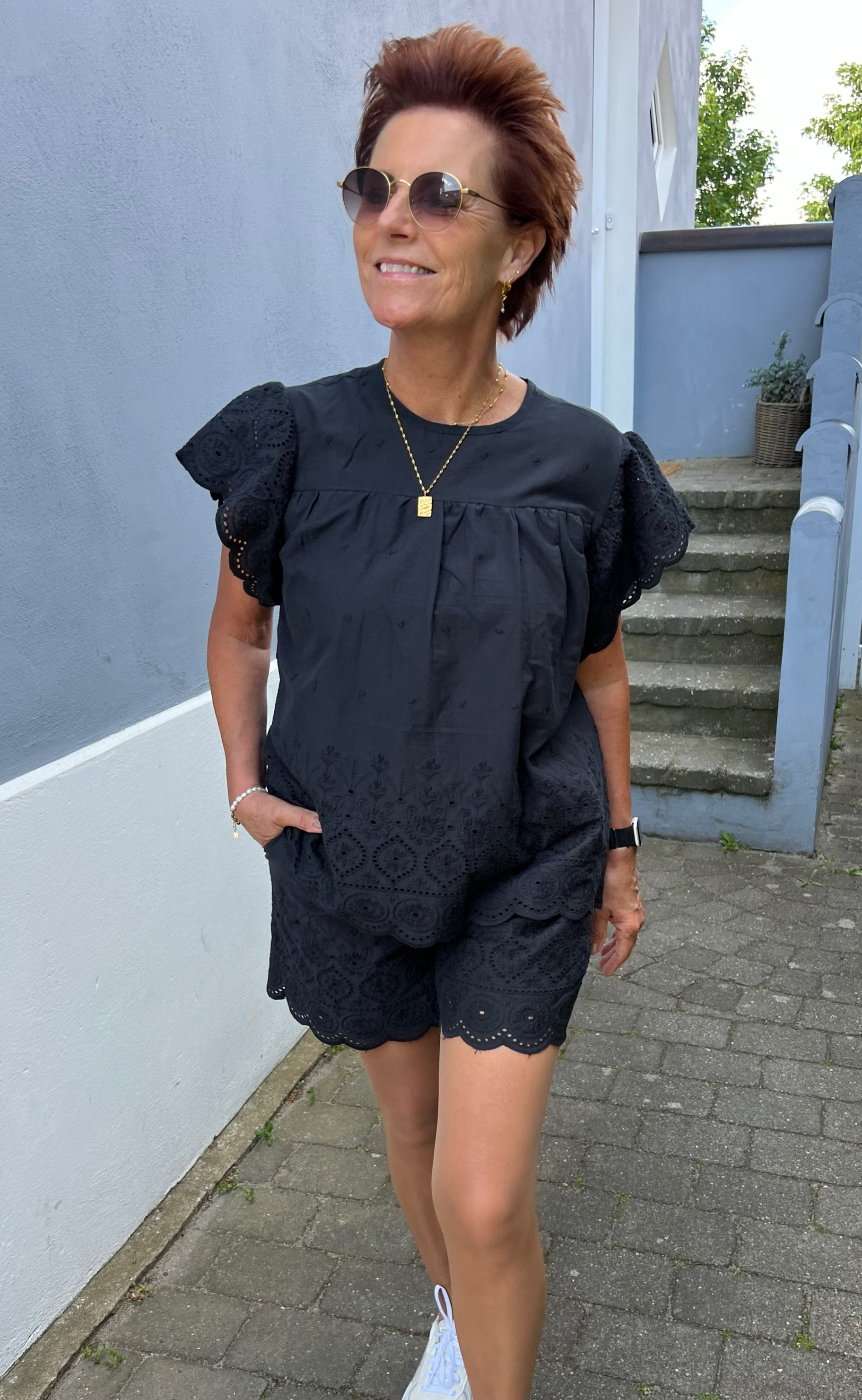 Say INA Copenhagen Top - Line - Black