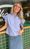 Say INA Copenhagen Top - Mandy - Mermaid Blue