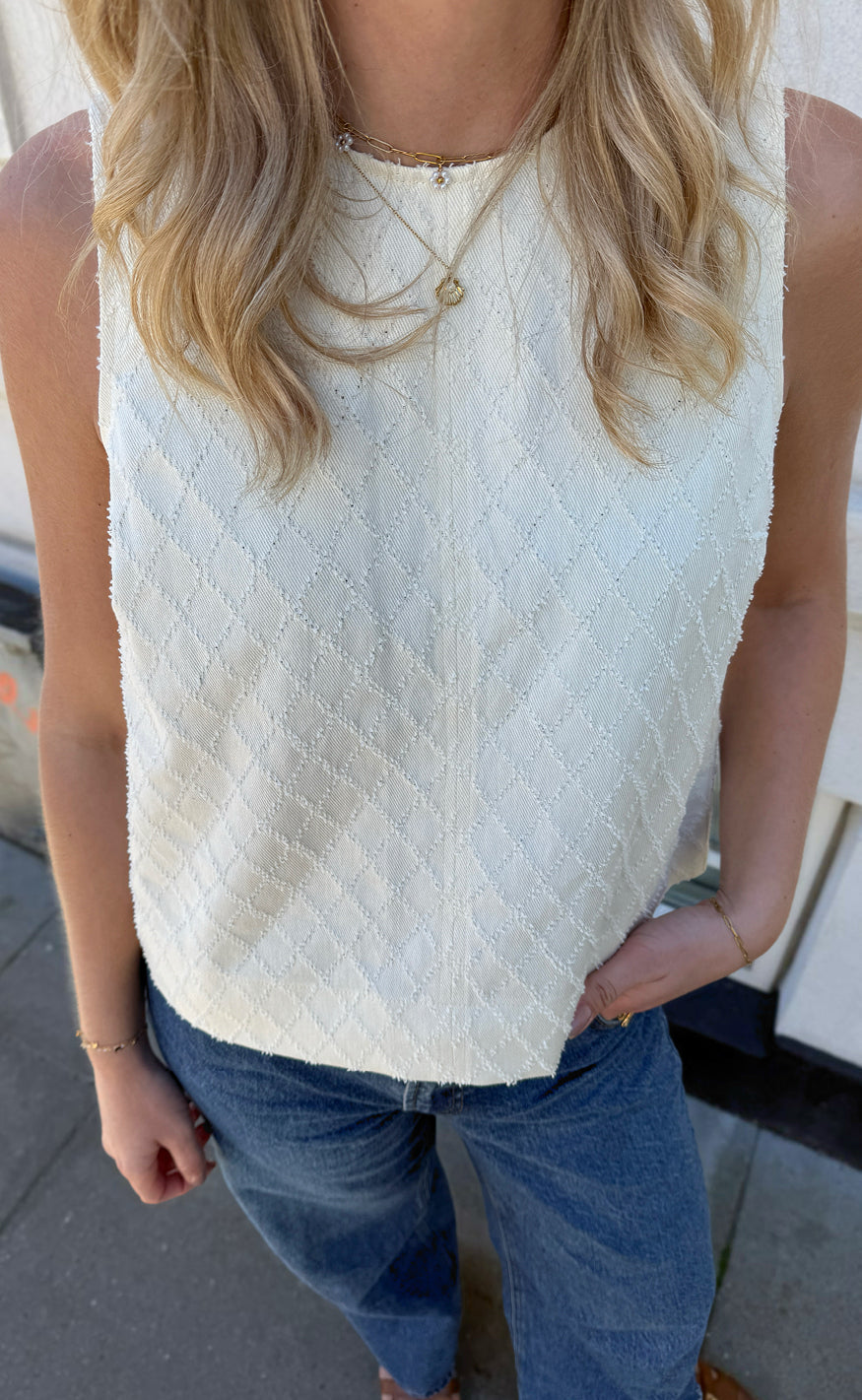 Say INA Copenhagen Top - Naja - Off White Square