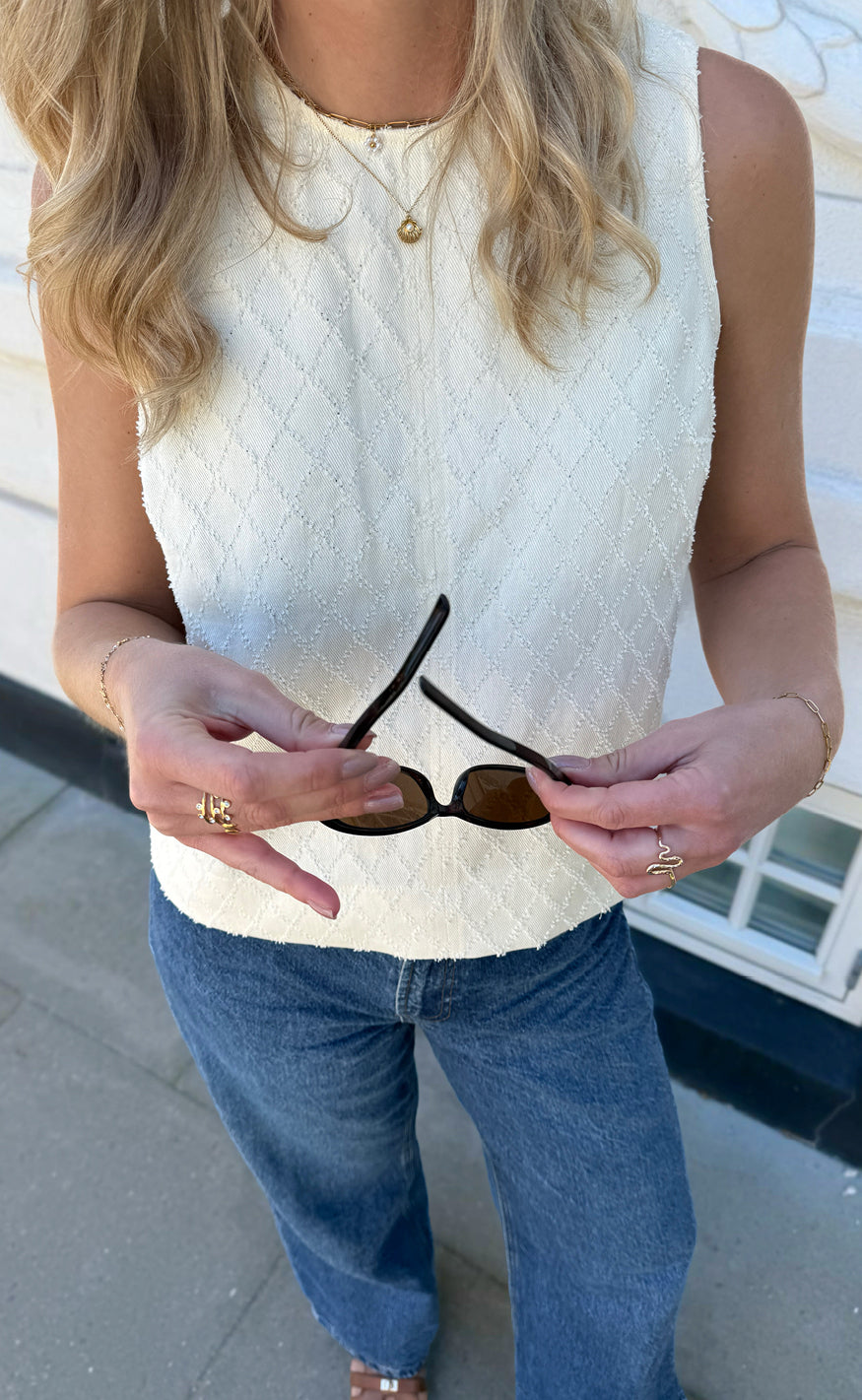 Say INA Copenhagen Top - Naja - Off White Square