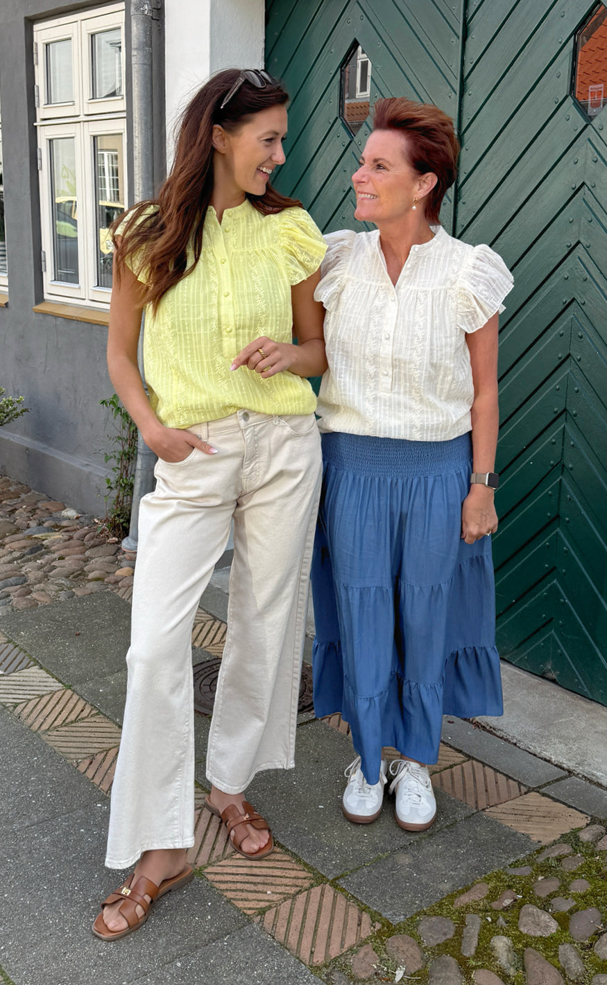 Say INA Copenhagen Top - Tania - Cream
