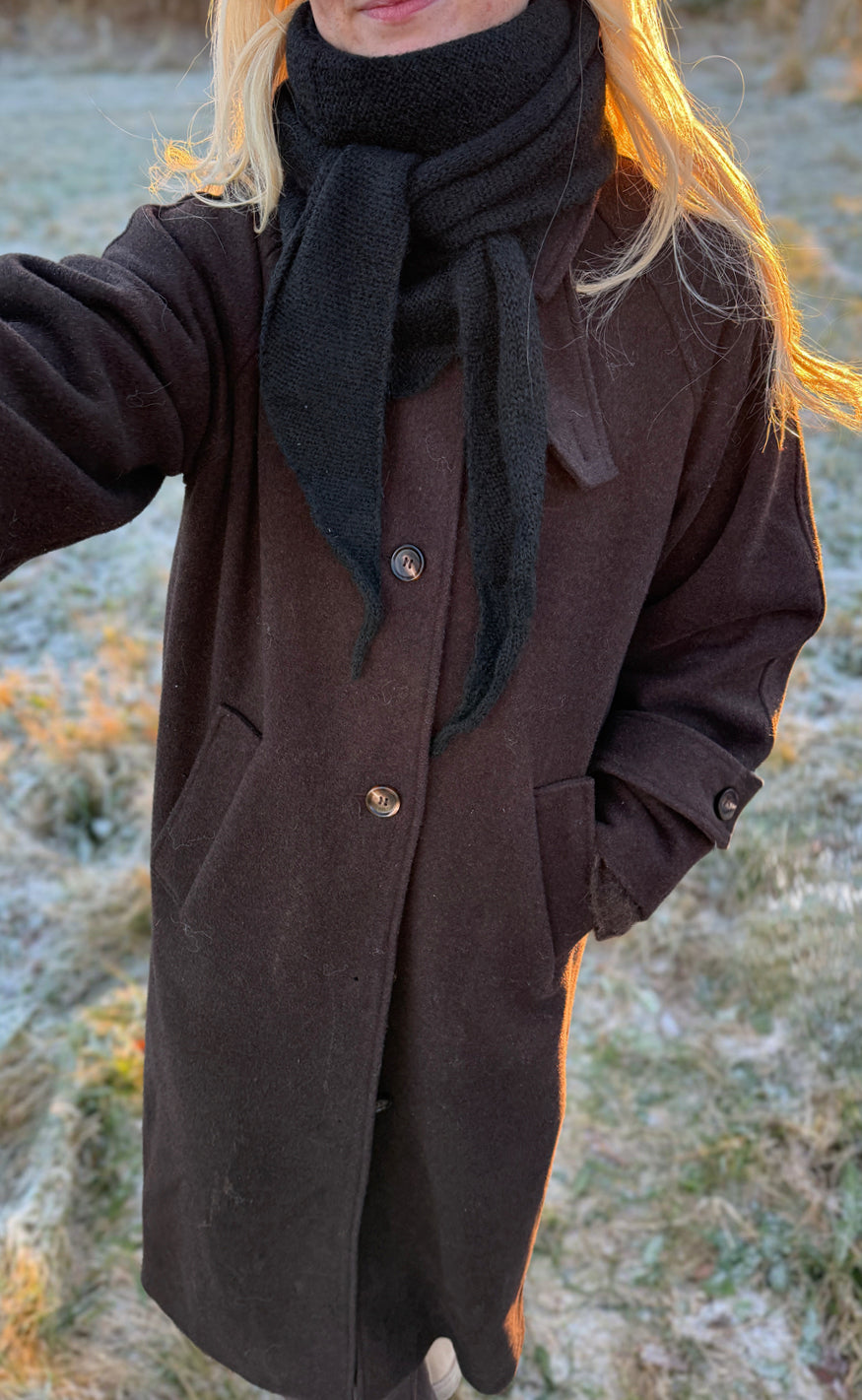 Say INA Copenhagen Tørklæde - Myrna - Black