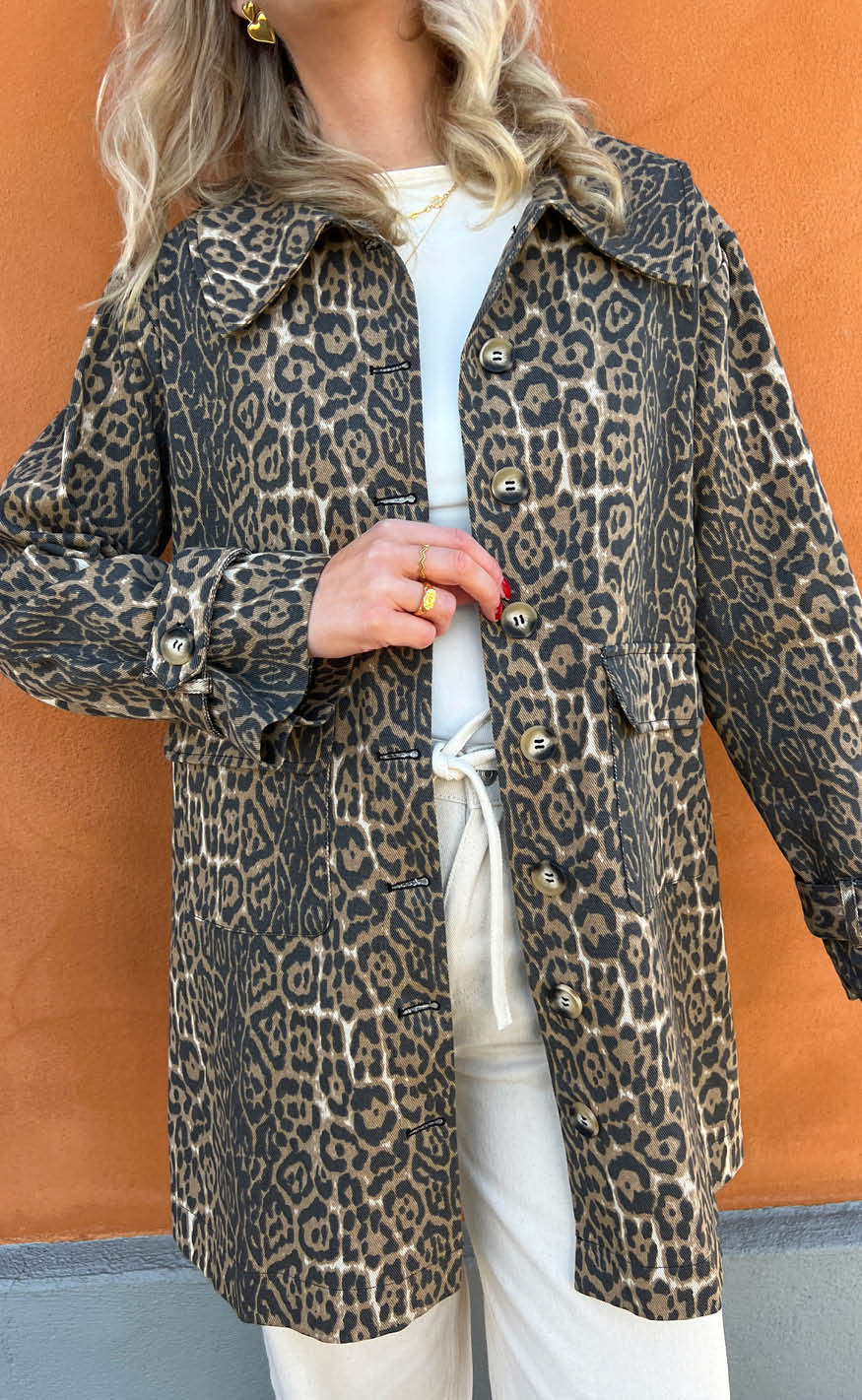 Say INA Copenhagen Trenchcoat - Jessica - Leopard