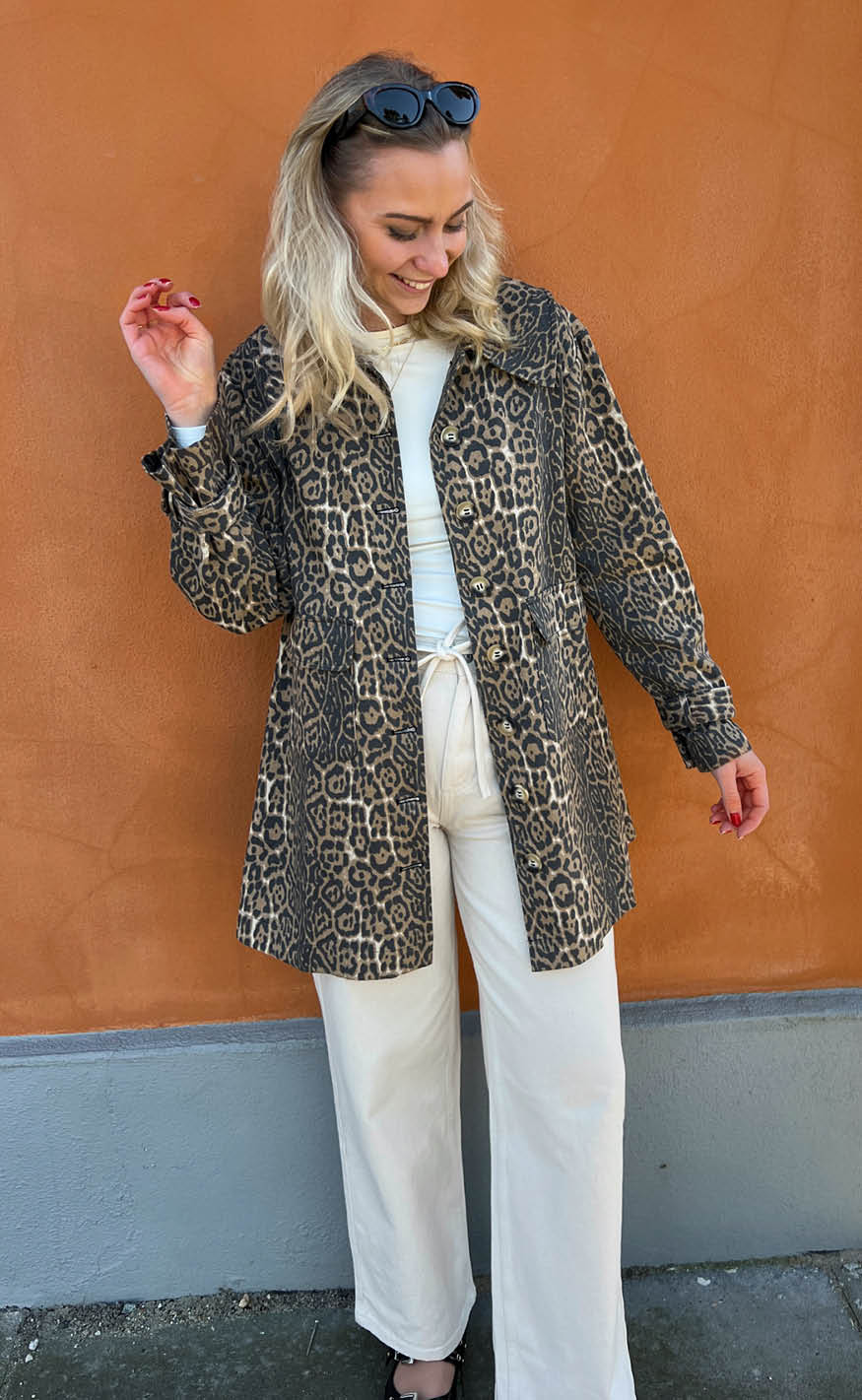 Say INA Copenhagen Trenchcoat - Jessica - Leopard