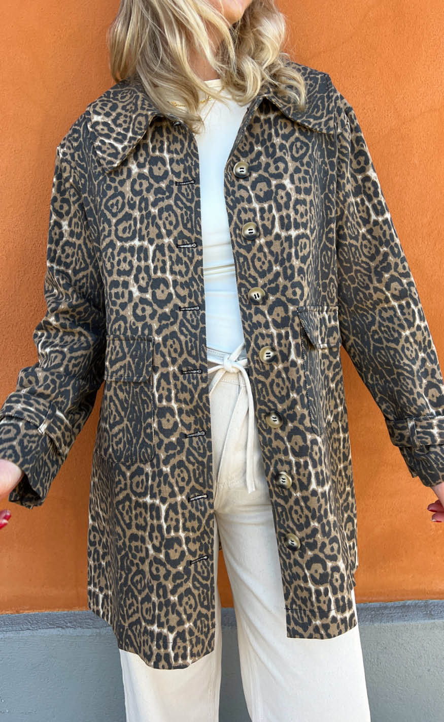 Say INA Copenhagen Trenchcoat - Jessica - Leopard