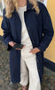 Say INA Copenhagen Trenchcoat - Louisa Long - Navy Blue