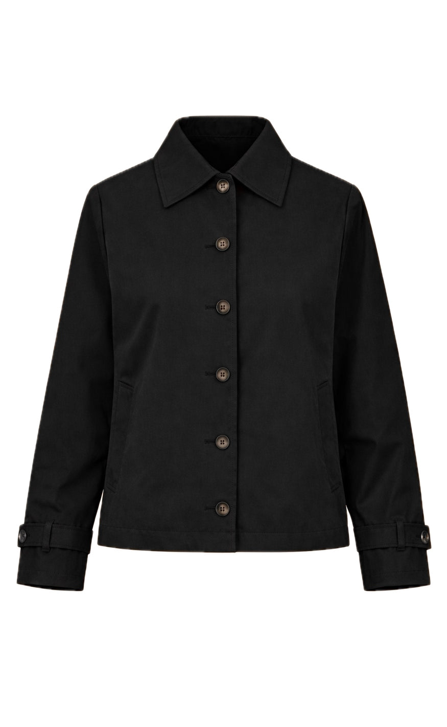 Say INA Copenhagen Trenchcoat - Louisa Short - Black