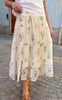 Say INA Copenhagen Nederdel - Ella - Off White W. Small Flowers