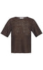 Sisters Point Bluse - Elsia-SS - D.Chocolate