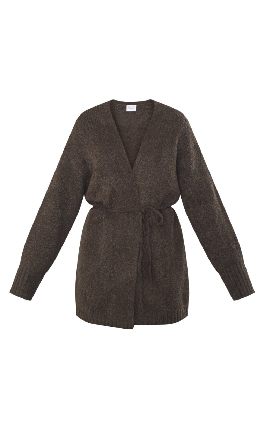 Sisters Point Cardigan - Hemma-CA - Mocha Brown