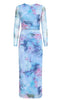 Sisters Point Kjole - Esme-DR.LS12 - Blue/Multi
