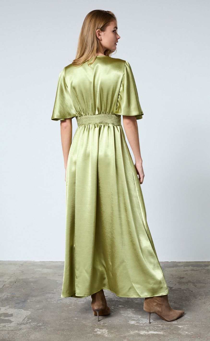 Sisters Point Kjole - GISELA-DR16 - Lime Green