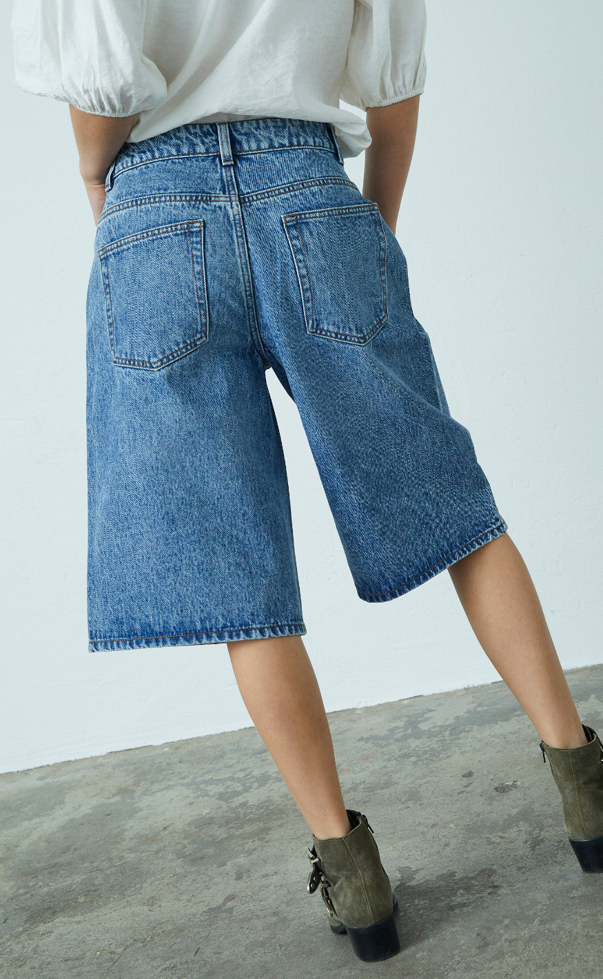 Sisters Point Shorts - Ofira-SHO - Light Blue Denim